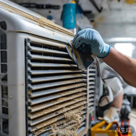 三菱电机中央空调一站式维修平台教你_冬季中央空调外机通风保养攻略