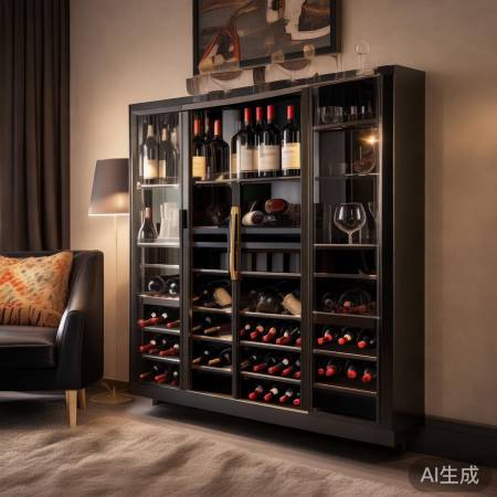 兰博酒柜服务网点遍及全国解说あ红酒摆件搭配酒柜：打造优雅家居风