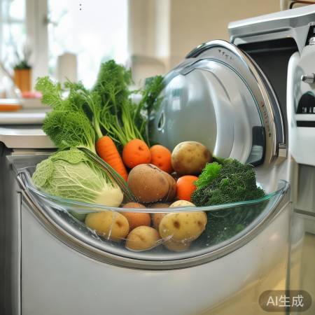比佛利洗衣机售后服务点维修电话告诉你㊣巧用洗衣机轻松洗净蔬菜,告别手洗烦恼