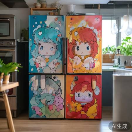 美国通用(GE)冰箱售后热线平台科普۞双开门冰箱身材动漫:时尚家居新宠