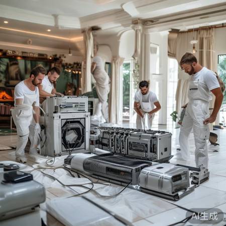 惠而浦空调24时预约修讲解：别墅中央空调安装，享受舒适家居生活